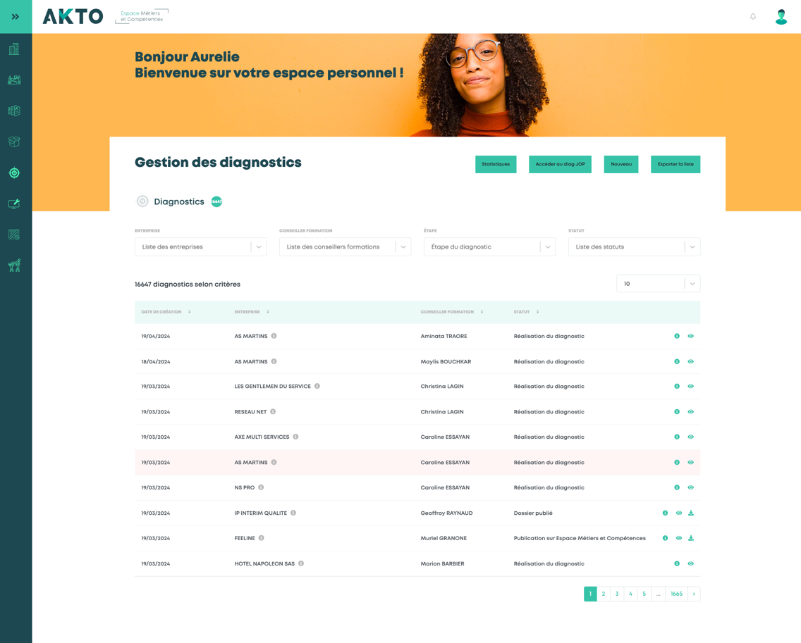 image de la plateforme de diag AKTO réalisé avec mydiag