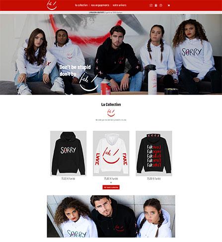 Un site e commerce d une marque de pr t porter fran aise Rich ID